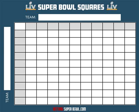 how to make betting squares for super bowl